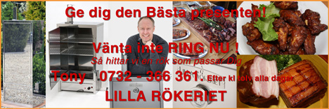 Rökskåp på Lilla Rökeriet